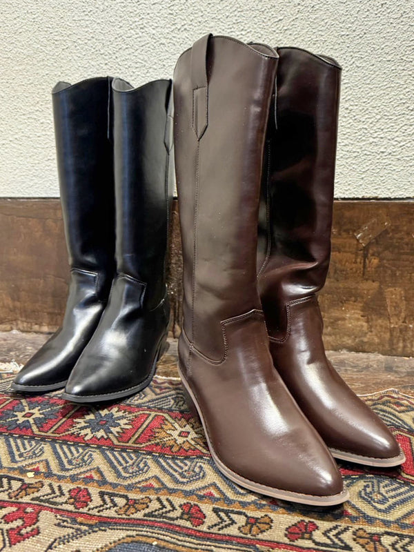 ポインテッドトゥウエスタンブーツ